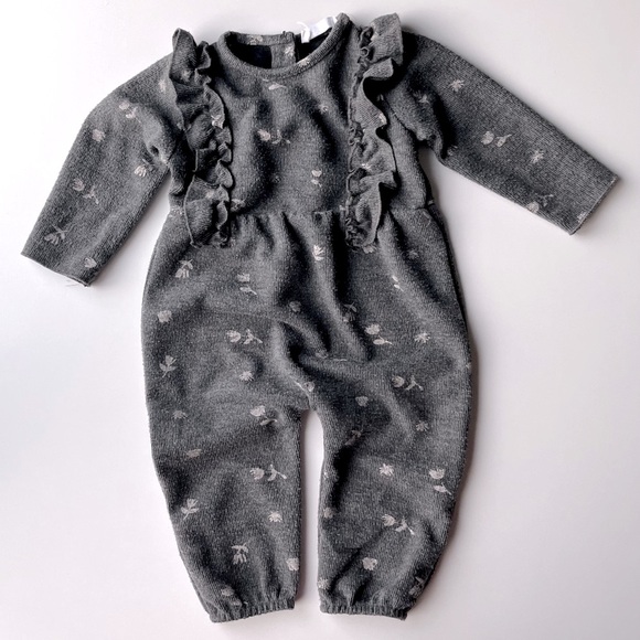 Zara girls sweater romper 6-9 months EUC - Picture 1 of 4